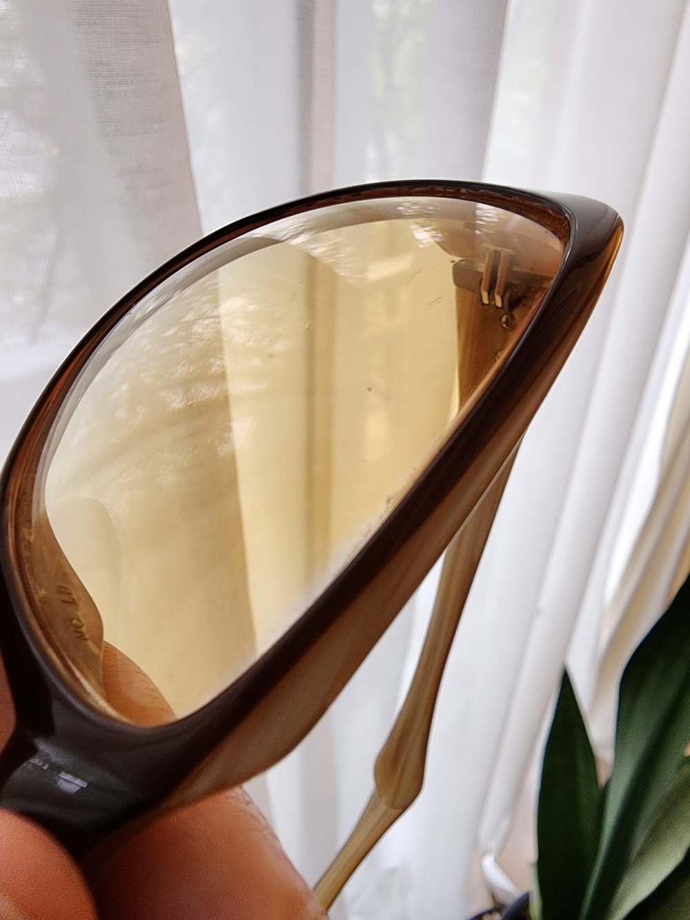 Oakley Script Brown Gradient Sunglasses with Case - Picture 7 of 9